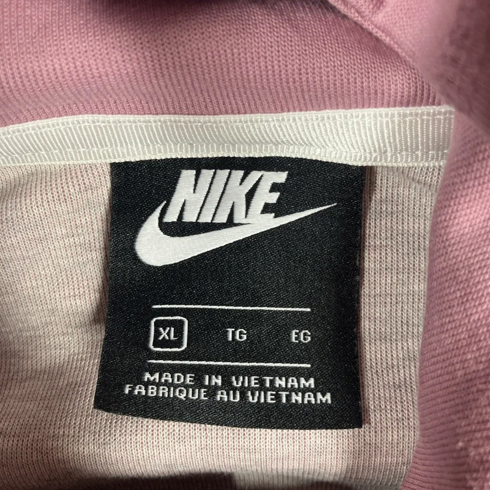 Nike Tech Fleece Zip Up Hoodie Cape Sweatshirt‎ Women's XL Lilac Swoosh Athletic